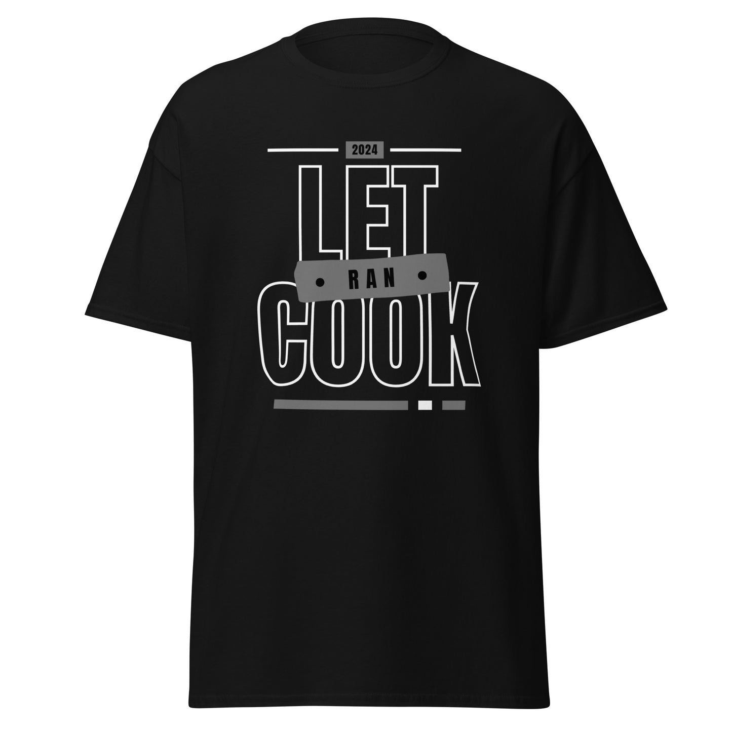 Let Ran Cook Silver Outline classic tee