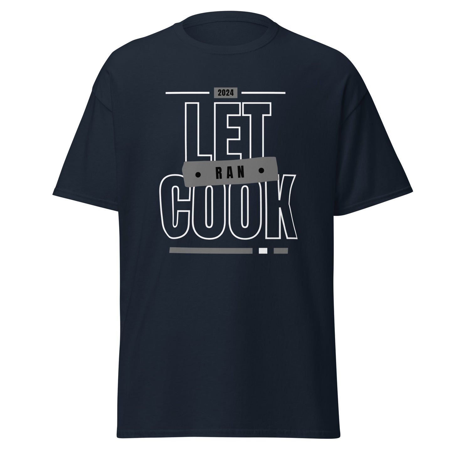 Let Ran Cook Silver Outline classic tee