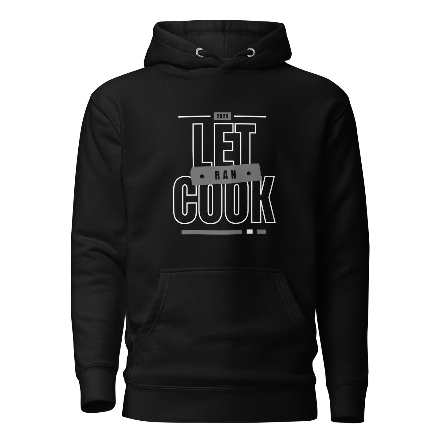 Let Ran Cook Silver Outline Hoodie