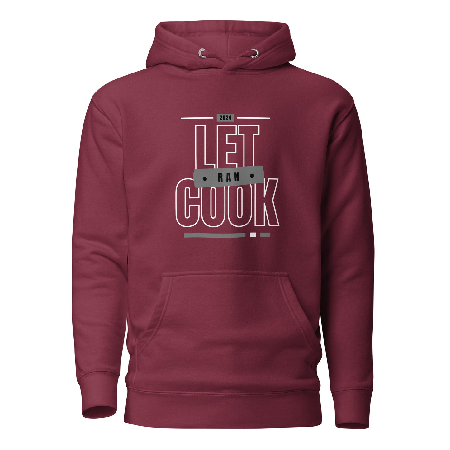 Let Ran Cook Silver Outline Hoodie