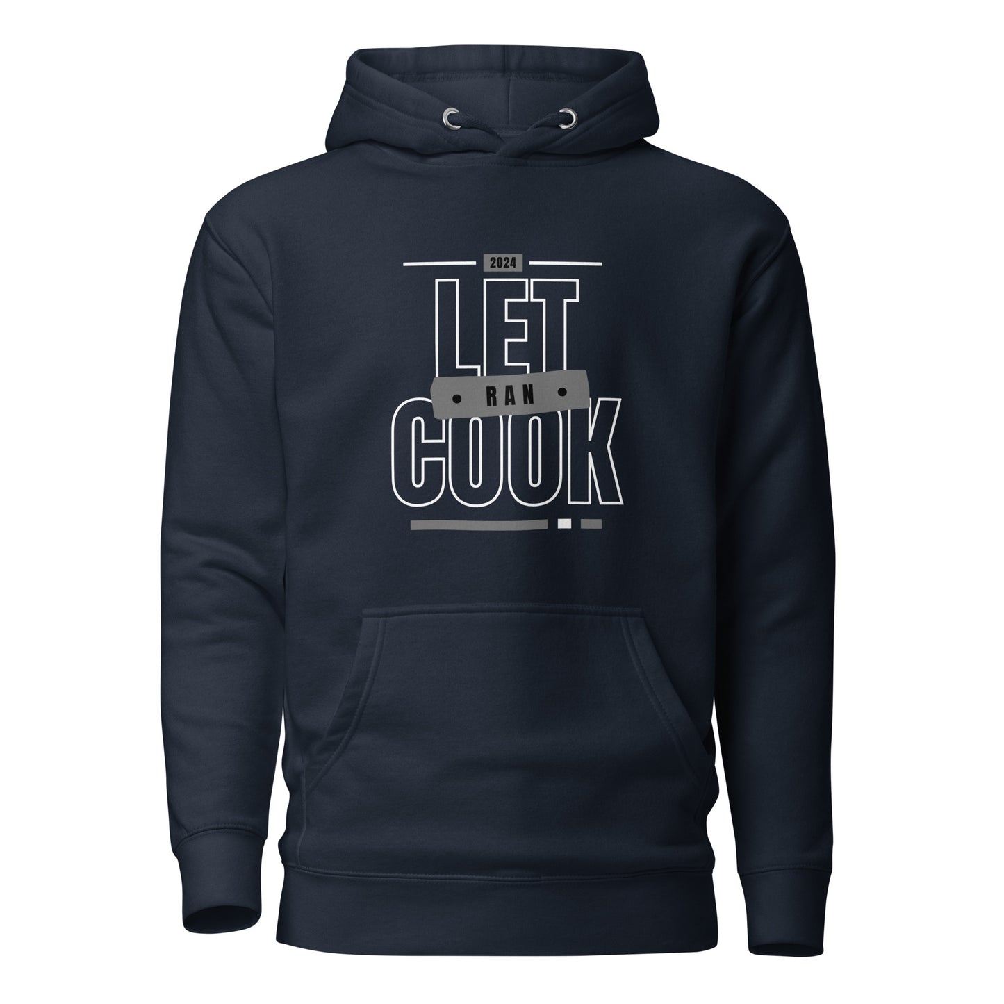 Let Ran Cook Silver Outline Hoodie