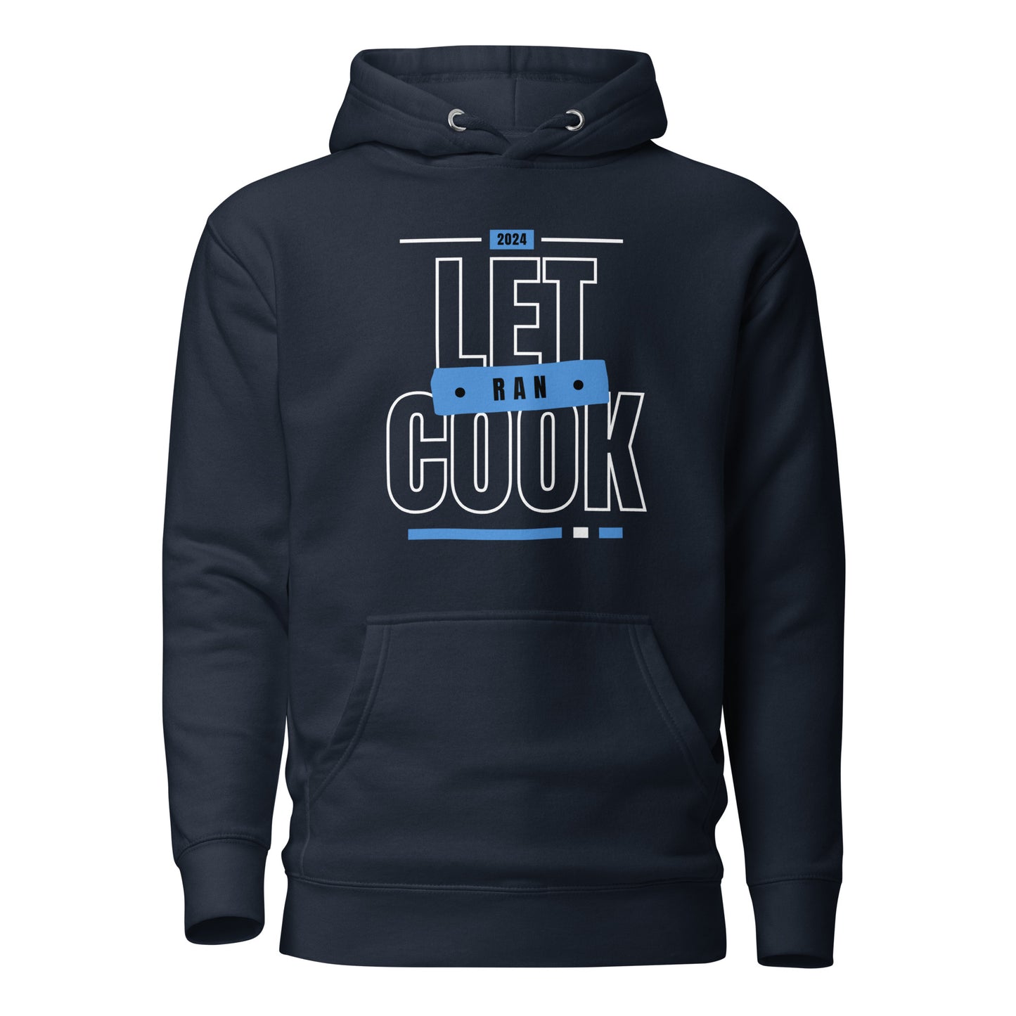 Let Ran Cook Blue Outline Hoodie